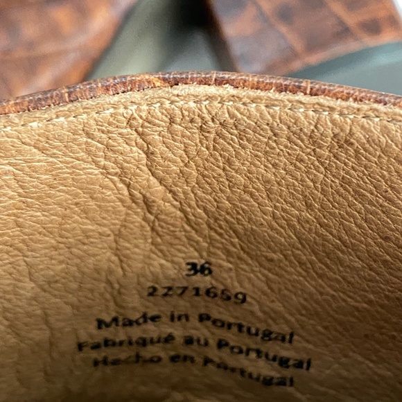 NEW Free People Cecile Croc Embossed Booties - Picture 7 of 10